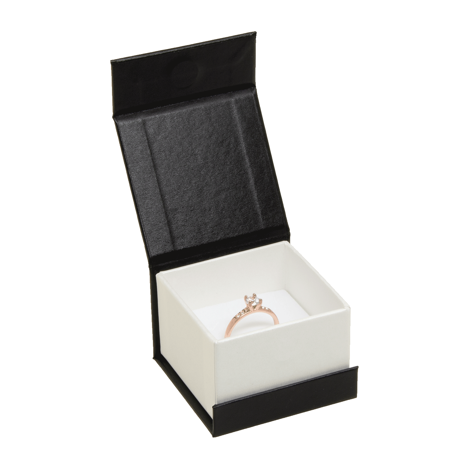 Schmucketuis aus Karton für Ringe - Trauringe - Ohrstecker