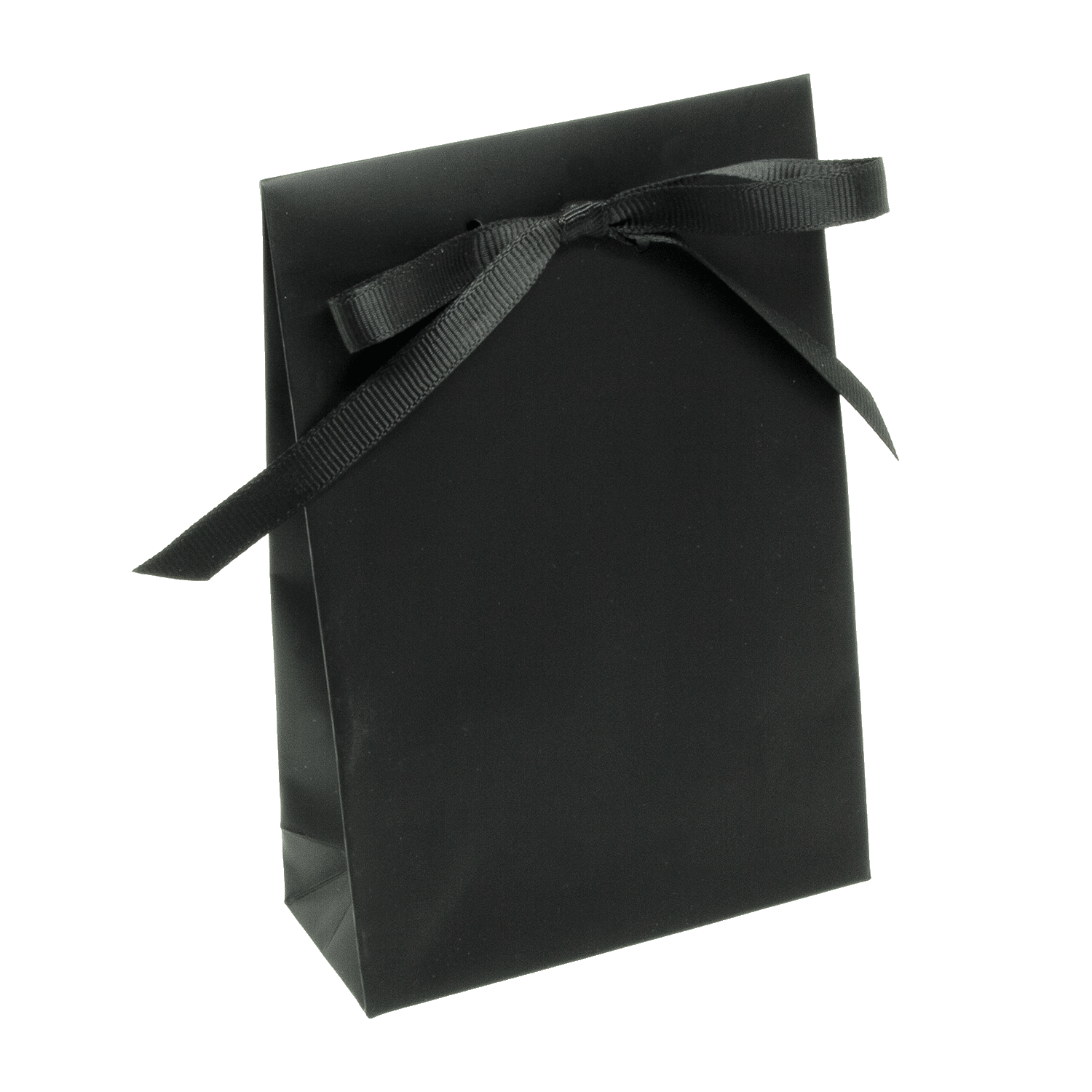 Papiertragetaschen mit elegantem Seidenband
