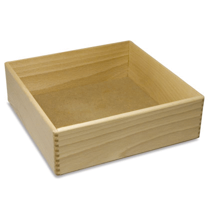 Schmuck-Vorlagetabletts aus Holz - 75 mm hoch