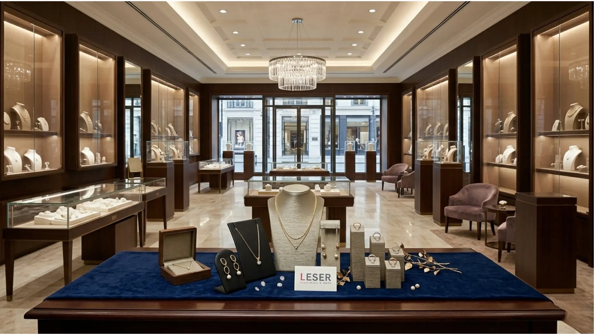 Wieso Schmuck-Präsentation von LESER?