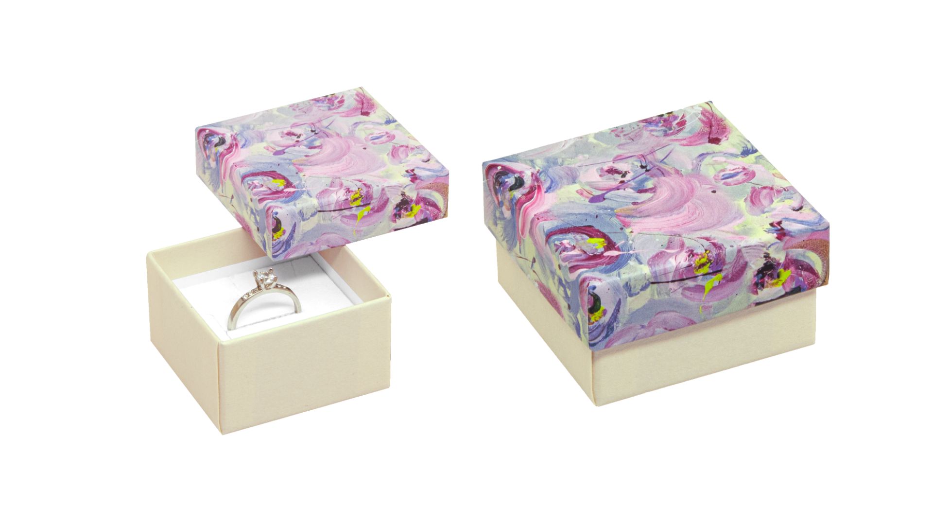 Serie 0140 FLOWER.<br>Unsere Schachteln im Blumendesign.