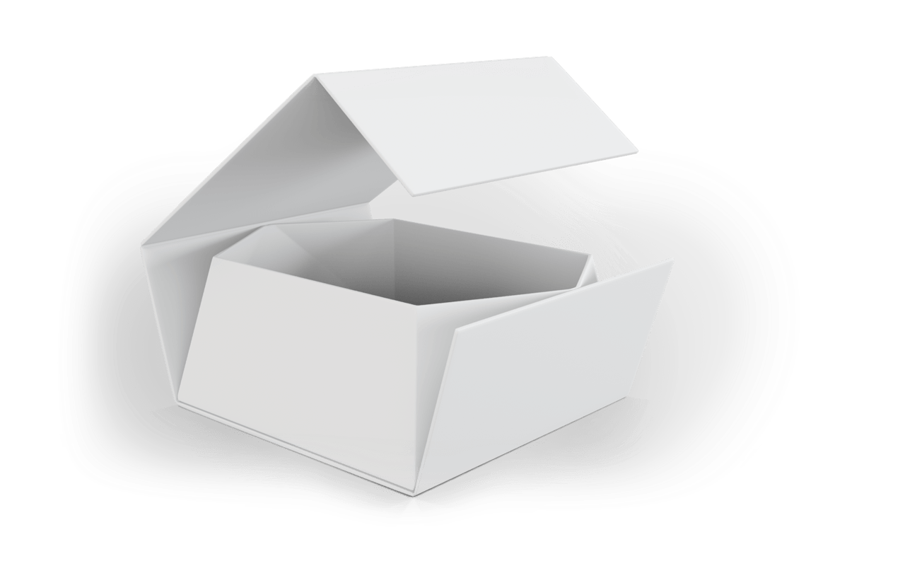 Faltkartonage mit Magnetverschluss Faltkartonage mit Magnetverschluss