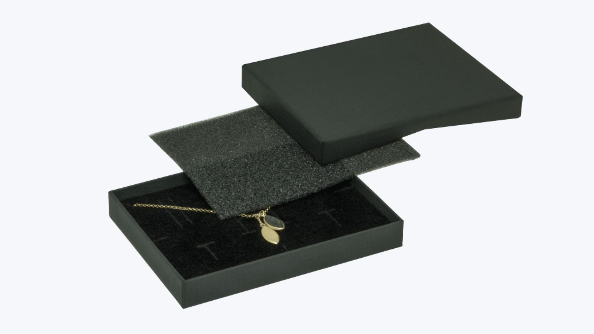 Serie 0210 FLAT BOX.<br>Unsere Flachen Schmuckschachteln.