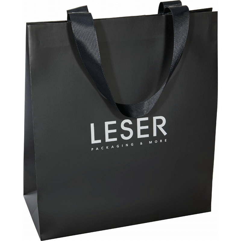 Elegante Tragetasche mit Seidenband