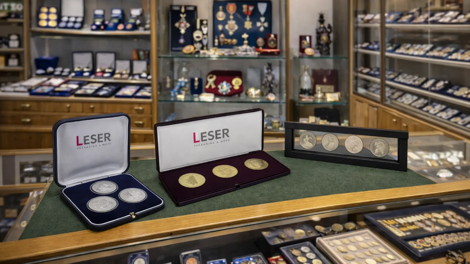 Juwelierbedarf für verschiedene Branchen